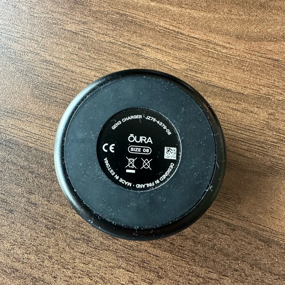 Oura ring gen 3 charger - size 8